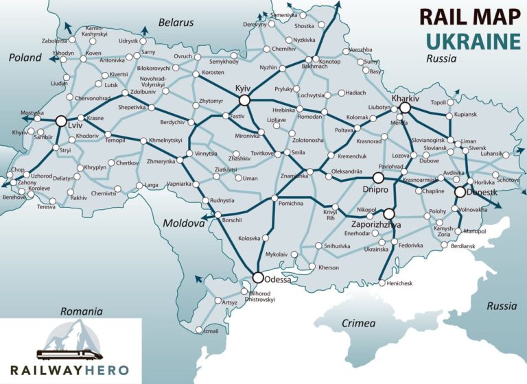 Ukraine By Train | Trains - Tickets - Routes | RAILWAYHERO